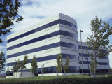 Office Building with New Trees Photographic Print