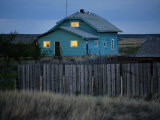 Twilight View of a Canadian Homestead Photographic Print by Raymond Gehman