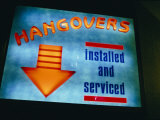 Humorous Bar Sign in Bangkok Photographie par Paul Chesley