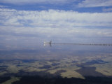 A Cargo Tanker Ship at Port Along a Jetty at Point Henry in Victoria Photographic Print by Jason Edwards