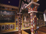 Hand Painted Murals on the Church Walls of Our Lady of Good Hope Photographic Print by Raymond Gehman