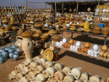 Huge Array of Locally Made Pots and Ceramics on the Tripoli to Zliten Road, Libya Photographic Print by Patrick Syder