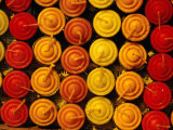 Candles Displayed for Sale, Bodhgaya, Bihar, India Photographic Print by Richard I'Anson