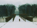 Snowy Entranceway to an Estate Near Saint Petersburg Photographic Print by Cotton Coulson
