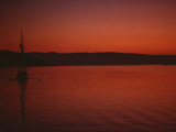 A Beautiful Red Twilight Settles over the Olympic Peninsula Photographic Print by Sam Abell
