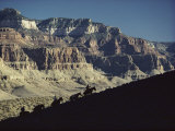 Mules Carry Visitors to the Grand Canyon Photographie par W. E. Garrett