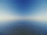 Reflection of Flooded Lake Eyre at Dawn Photographic Print by Jason Edwards