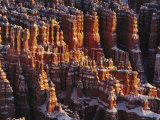 Rock Formations at Bryce Canyon with a Light Dusting of Snow Photographic Print by Norbert Rosing Rock Formations at Bryce Canyon with a Light Dusting of Snow Photographic Print by Norbert Rosing