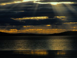The Sun Sets over the Water in Tasmania Photographic Print by Sam Abell