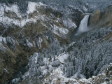Lower Falls of the Yellowstone River in winter Lámina fotográfica por Norbert Rosing Lower Falls of the Yellowstone River in winter Lámina fotográfica por Norbert Rosing