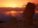 Sunset, Temple of King Antichus, Turkey Photographic Print by Michele Burgess