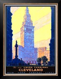 Union Terminal Cleveland, New York Central Prints by Leslie Ragan
