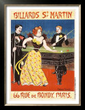 Billards St. Martin Posters by Maurice Feuillet
