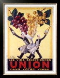 Les Vins Selectionnes Union Prints by Robys (Robert Wolff) 