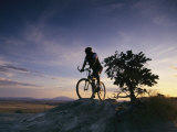 Cyclist at Sunset, Northern Arizona Photographie par David Edwards