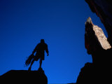 Silhouette of rock climber, UT Lámina fotográfica por Greg Epperson Silhouette of rock climber, UT Lámina fotográfica por Greg Epperson