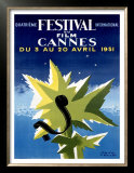 Cannes Film Festival, 1951 Prints by Paul Colin
