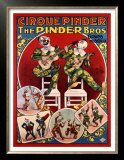 Cirque Pinder Prints by Louis Galice