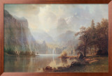 In The Mountains Posters by Albert Bierstadt