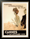Festival International du Film, Cannes, 1939 Posters by Jean-Gabriel Domergue