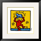 Baby over Head, 1987 Poster by Keith Haring