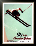 Canadian Pacific Snow Ski Rockies Prints