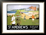 LNER, St. Andrews, c.1920 Print by Henry George Gawthorn