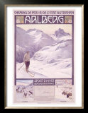 Arlberg Alpine Snow Ski Posters