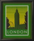 Big Ben in London, England Lit up at Night Prints by Paolo Viveiros