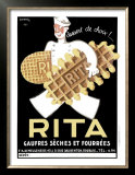 Belgium Rita Waffle Bisquit Poster