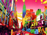 Empire State Building Poster por Geraldine Potron