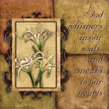 Tuscan 4 Patch: God Whispers Poster by Debbie DeWitt