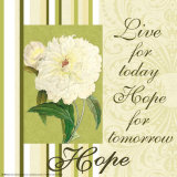 Spring Peony: Hope Prints by Marilu Windvand