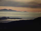 Fog in the Hills at Mammoth Lakes Photographic Print by Michael Nichols