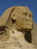 View of the Head of the Great Sphinx at Giza Photographic Print by Kenneth Garrett