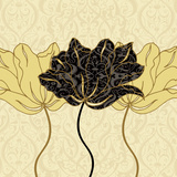 Golden Cluster I Prints by Linda Wood