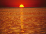 The Sun Sinks into Pamlico Sound Photographic Print by Stephen St. John