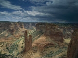 Scenic View of the Canyon and Spider Rock Photographic Print by Bill Hatcher