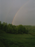 Double Rainbow over Green Spring Trees Photographic Print by Brian Gordon Green