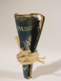 An Old Passport is Bound in Twine Photographic Print by Mark Thiessen