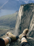 View of a Climbers Feet Photographie par Bobby Model
