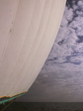 View of the Front Sail of a Sailboat Near Cay Caulker, Belize Photographie par Ed George