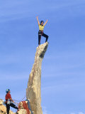 Rock Climbers, Joshua Tree, CA Photographic Print by Greg Epperson