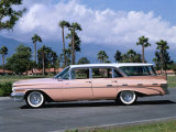 1959 Pontiac Bonneville Safari Station Wagon Lámina fotográfica