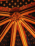 Ceiling of Lower Chapel in Saint Chapelle, Paris, France Photographic Print by Martin Moos