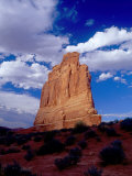 Courthouse Tower Natural Sandstone Edifice, Arches National Park, Utah, USA Photographie par Gareth McCormack