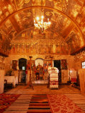 Interior of Wooden Church of Bezded in Salaj County, Sibiu, Romania, Photographic Print by Diana Mayfield