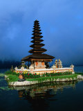 Ulun Danu Bratan in Lake Bratan, Indonesia Photographic Print by Paul Beinssen