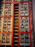 Apartment Buildings, Wanchai, Hong Kong, China Photographic Print by Lawrence Worcester