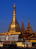 Sule Pagoda, Yangon, Myanmar (Burma) Photographic Print by Anders Blomqvist